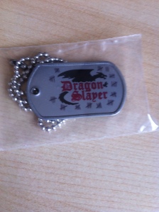 Dog Tags. Yes, they really are as shot as they look.